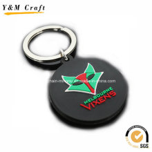 Hochwertige Werbe Gummi Keychain Custom Ym1128